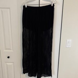 Forever 21 Black Sheer Swim Coverup Pants